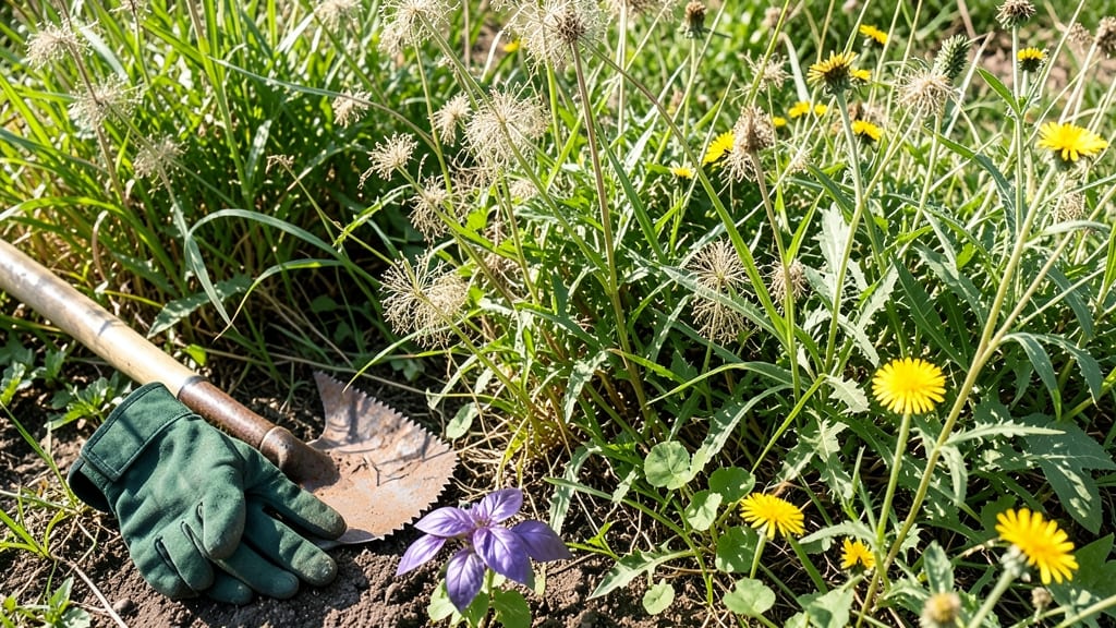 Tall Growing Weeds: Root-Cutting Hack for Permanent Removal