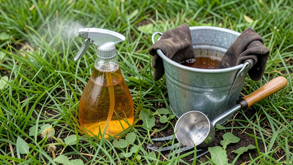 Home Remedy for Killing Weeds in Grass: Boiling Vinegar Salt Spray That Works in 24 Hours