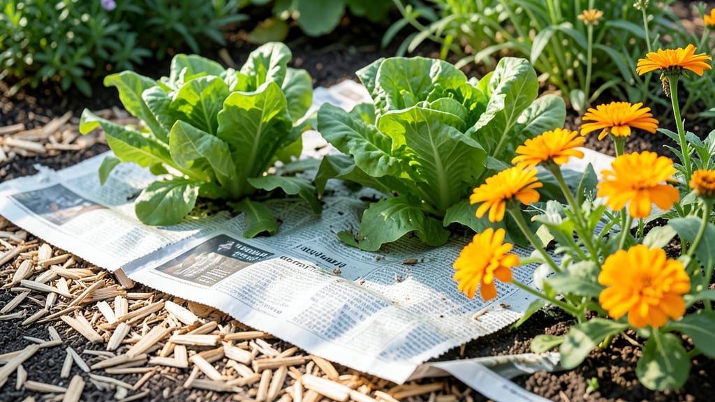 Newspaper Weed Block: Underground Barrier for Permanent Garden Defense