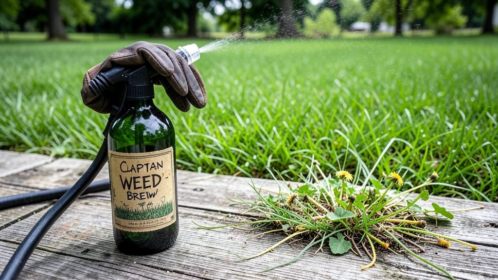 Captain Jack's Lawn Weed Brew: Boiling Vinegar Blitz That Kills Roots in Minutes