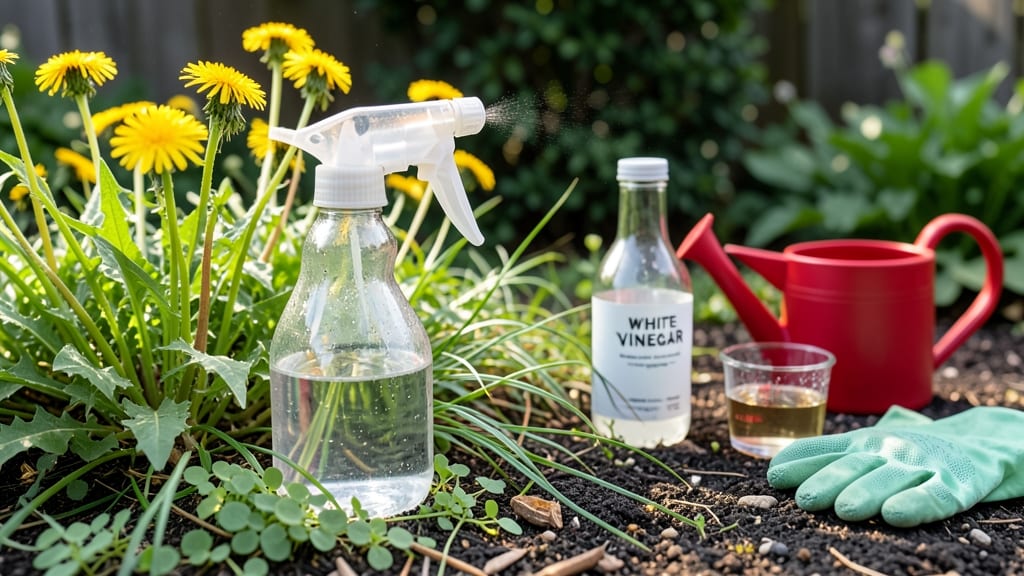 Using Vinegar for Weed Killer: Salt-Infused Spray That Starves Weeds in 24 Hours