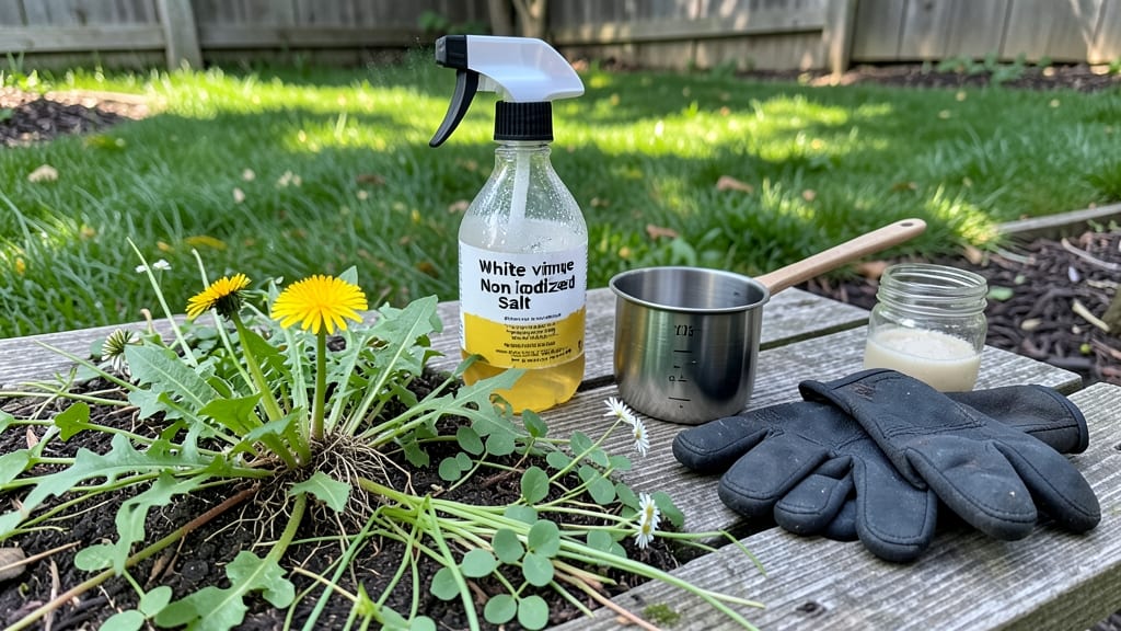 Weed Killer Recipe Using Vinegar and Salt: Boiling Powerhouse That Burns Roots in Minutes