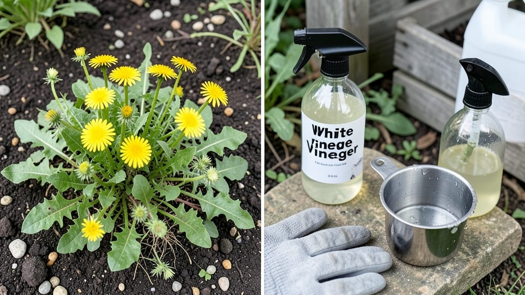 Vinegar on Weeds Before and After: Chemical-Free Clearance in 24 Hours