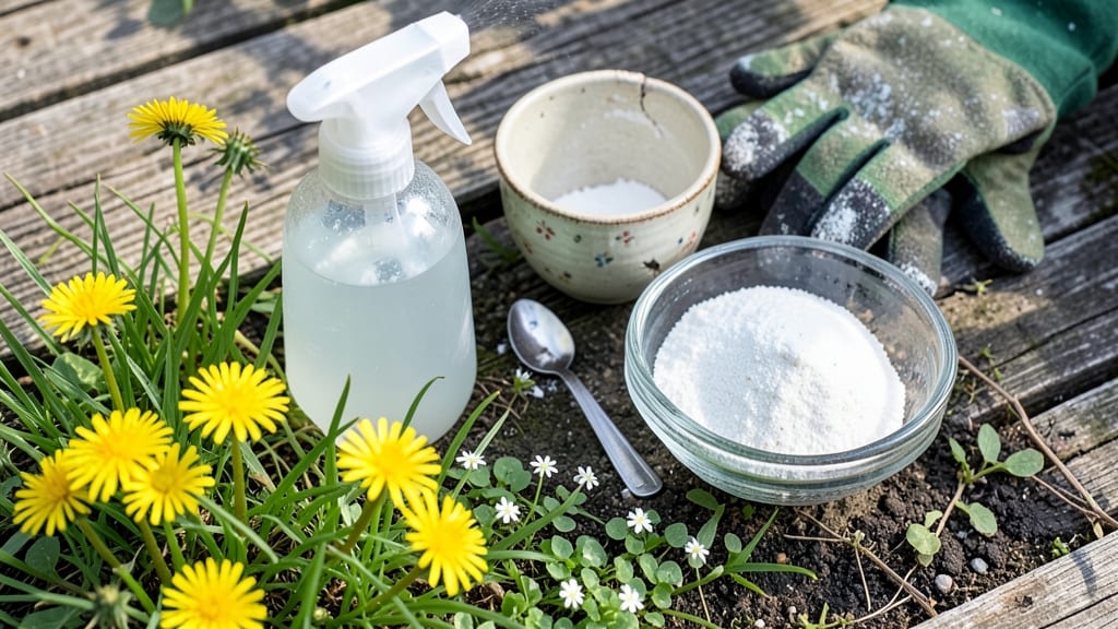 Baking Soda Weed Killer: Salt-Vinegar Mix That Dissolves Roots in Hours