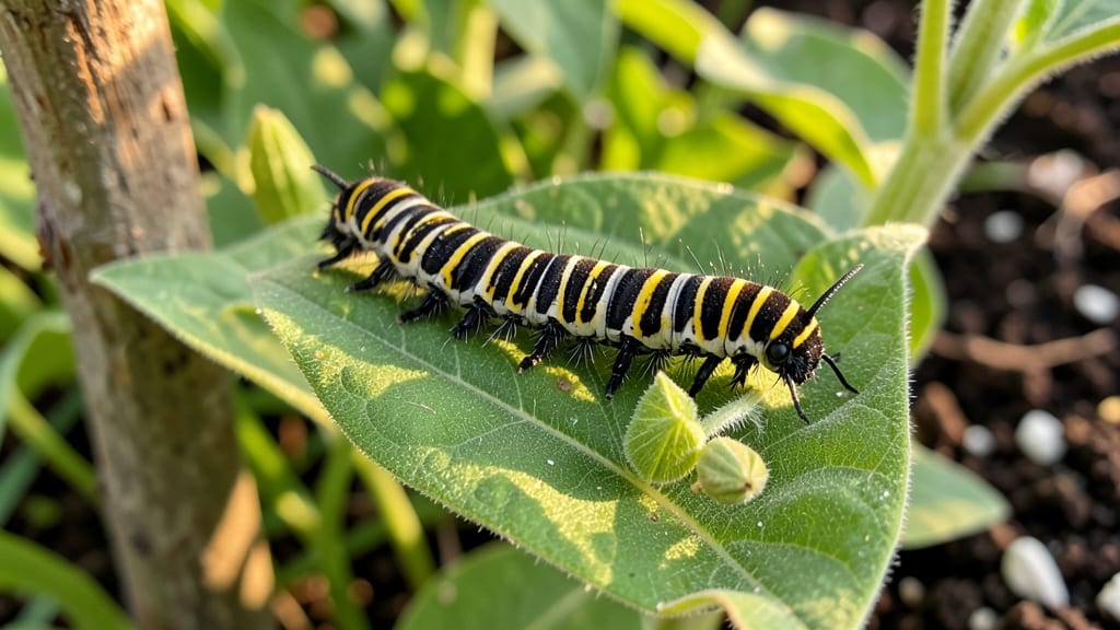 Milkweed and Monarch Caterpillars: Garden-To-Butterfly Life Cycle Guide