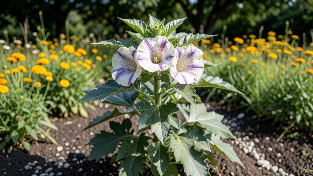 Thorn Apple Weed: Monarch Butterfly Host Plant With Season-Long Blooms