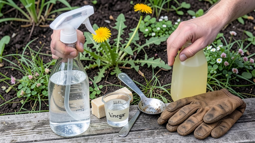 Vinegar Water Soap Weed Killer: Root-Blocking Barrier in 24 Hours