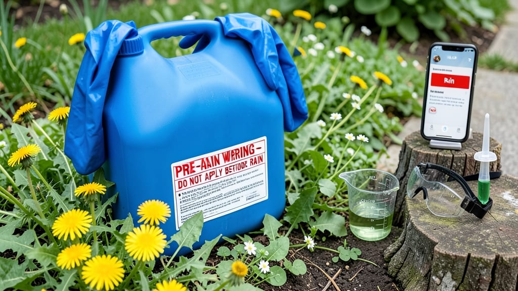 How Long to Wait Before Rain After Applying Weed Killer: Exact Product-Specific Timelines