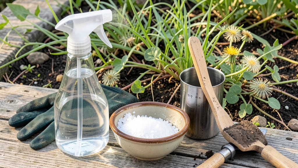Weed Killer Made from Vinegar and Salt: Acidic Spray That Dissolves Roots in 24 Hours