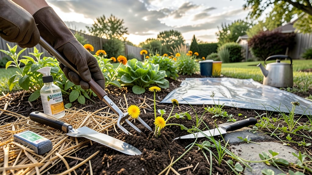 How to Stop Weeds: Boil-and-Pour Technique to Starve Roots Deep