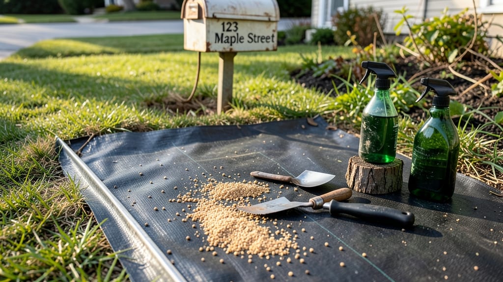 How to Keep Neighbors Weeds Out of My Yard: Natural Barrier That Blocks Sprouts Permanently