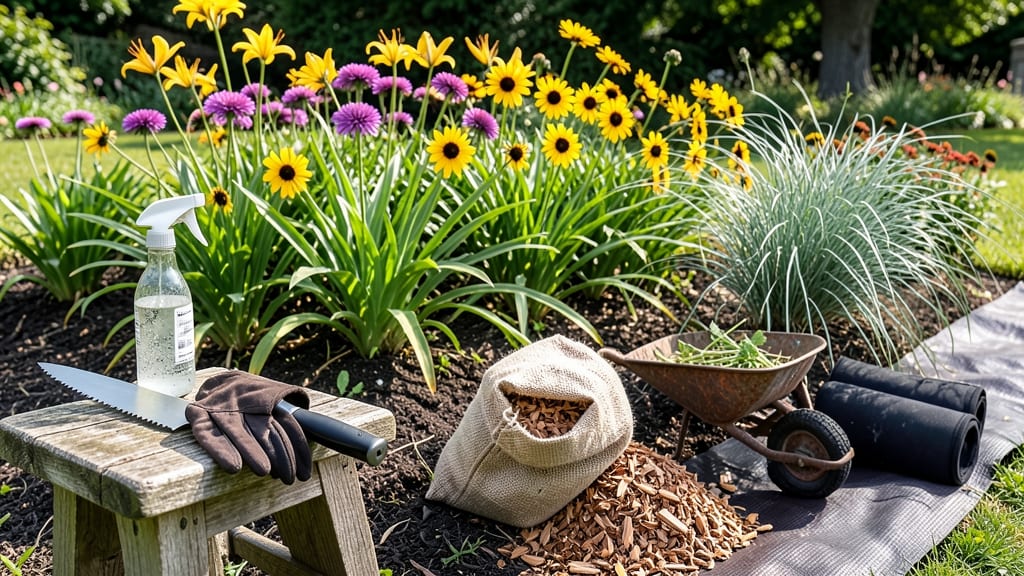 How to Eliminate Weeds in Flower Beds: Boiling Vinegar Blend for Stubborn Roots