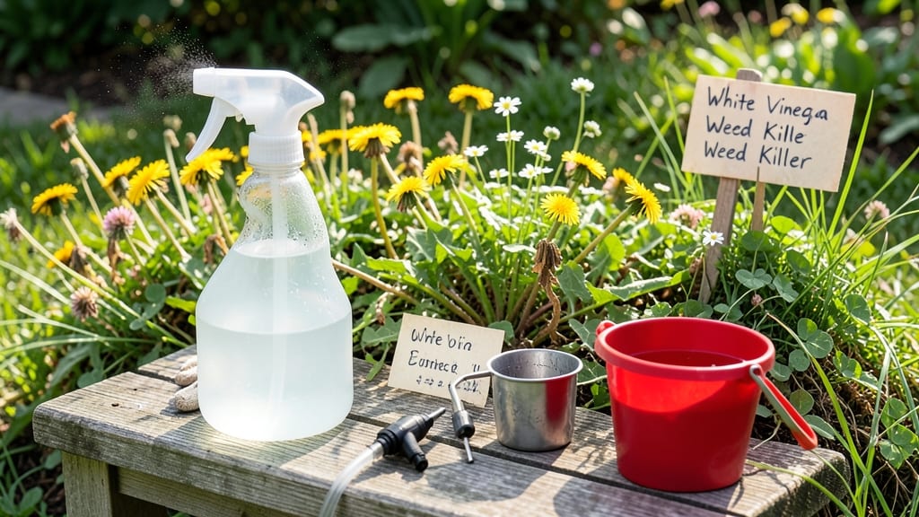 White Vinegar Weeds: Acid-Based Eradication in Minutes