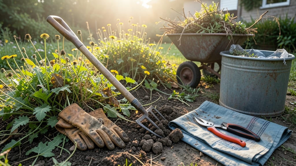 Best Way to Clean Out Overgrown Weed Flower Beds: Twist-Out Hack for Stubborn Roots in Minutes