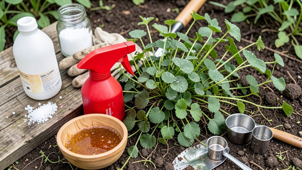 Homemade Weed Killer: Vinegar-Salt Ratio That Works in Hours