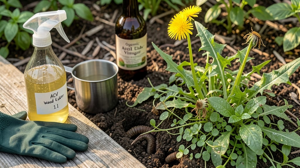 Apple Cider Vinegar Weed Killer: Stubborn Weed Eradication in Hours