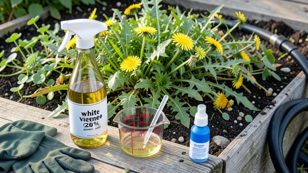 Formula for Killing Weeds with Vinegar: Target-Specific Blend That Starves Roots Fast