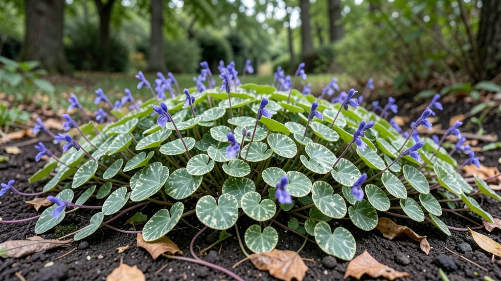 Creeping Charlie Weeds with Purple Flowers: Twist-Out Extraction for Stubborn Roots