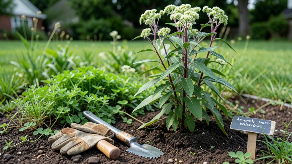 Pigweed Texas Weeds: Twist-and-Twist Root Extraction Without Digging