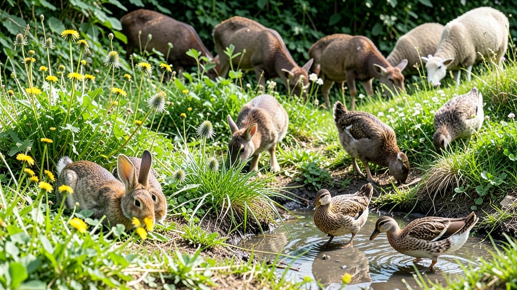 What Animals Eat Weeds: Natural Garden Allies and Their Feeding Habits