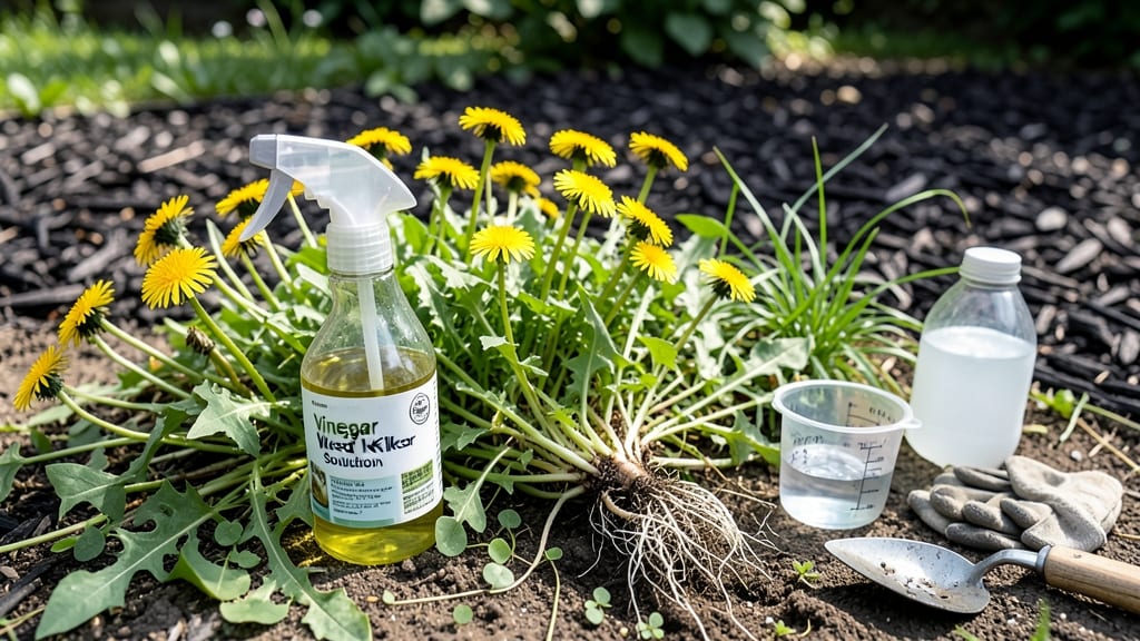 Vinegar-Based Weed Killer: Targeted Burn in 24 Hours Without Soil Harm