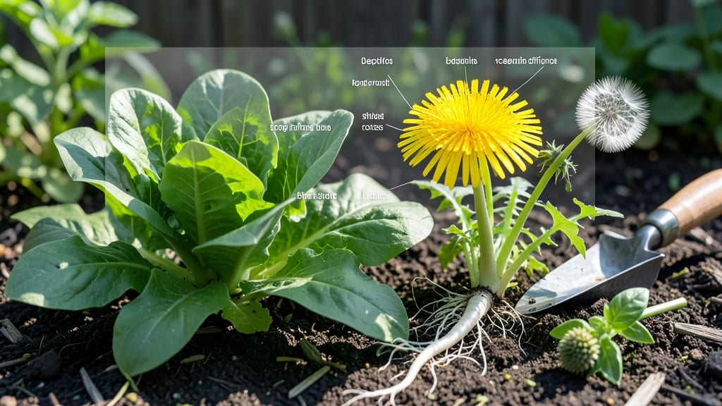 How to Tell Weeds from Plants: Leaf Shape and Root Tells All
