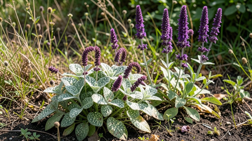 Purple Blooming Weeds: Twist-Out Roots in Seconds Without Digging