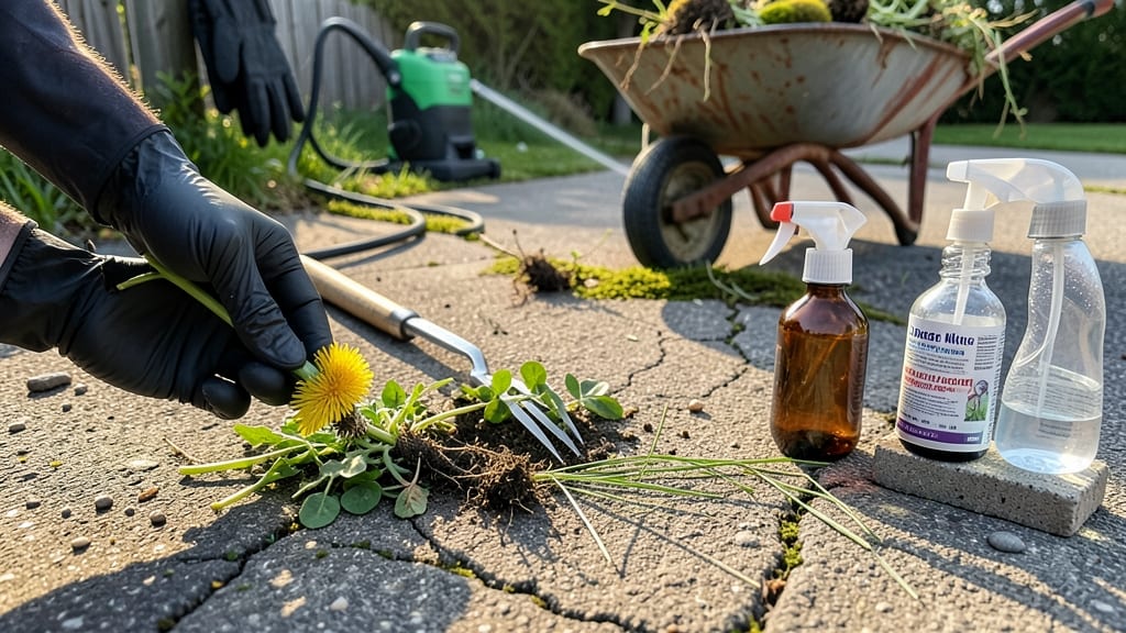 How to Get Rid of Weeds in Driveway: Boiling Water Hack for Stubborn Roots