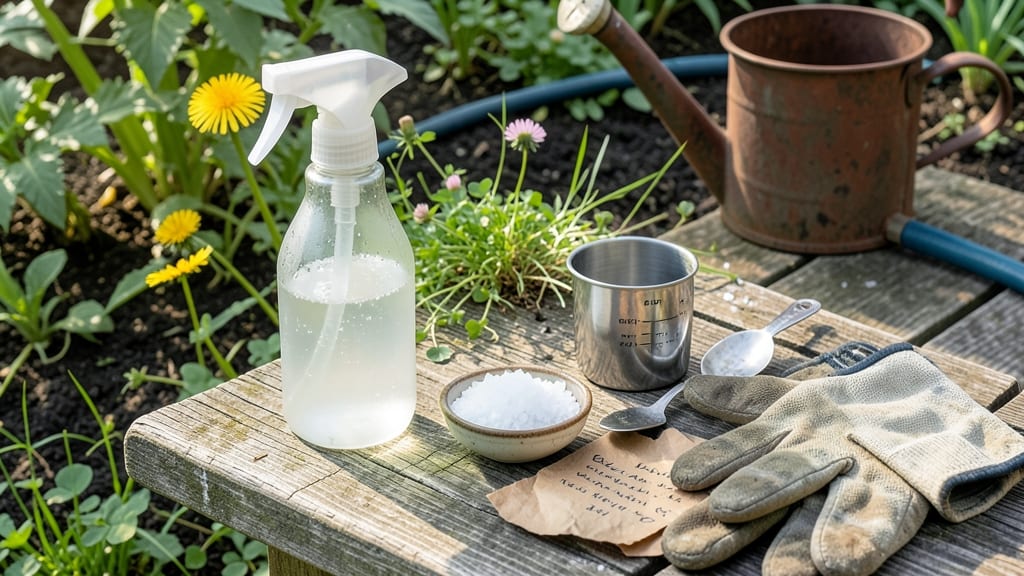Epsom Salt Weed Killer Recipe: Salt-Infused Solution for Stubborn Weeds