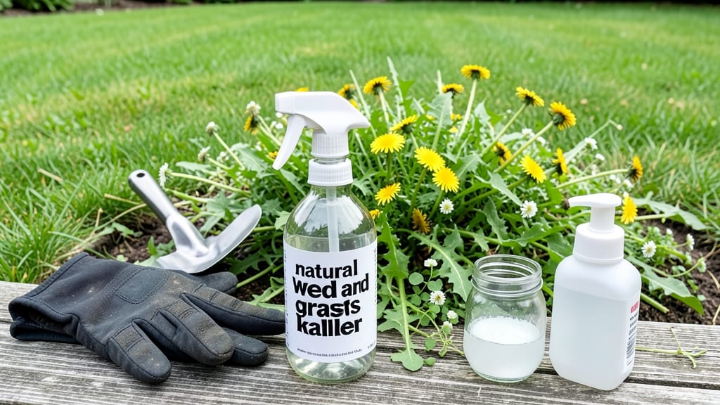Natural Weed and Grass Killer: Root-Blocking Barrier That Smothers in Weeks