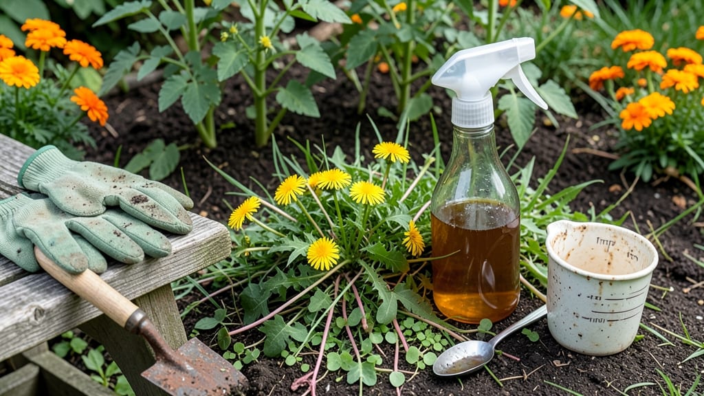Salt Water And Vinegar Weed Killer: Root-Crushing Spray That Works in Hours