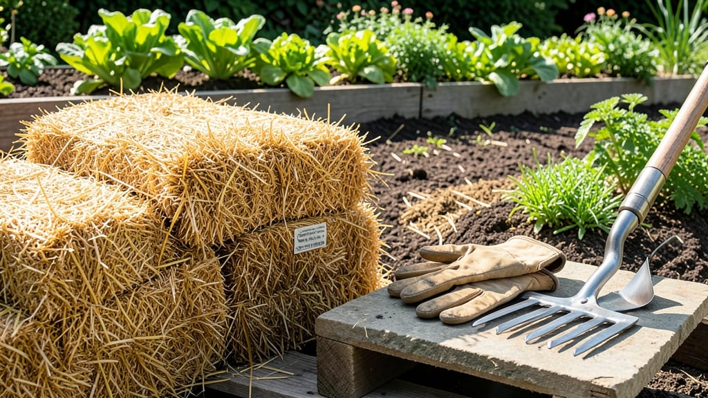 Certified Weed-Free Straw Mulch Recipe: Root-Blocking Barrier for Season-Long Protection