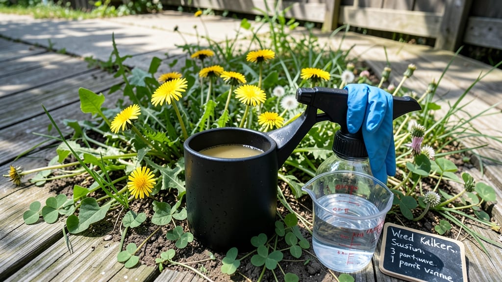 Diluting 30% Vinegar for Weed Killer: Exact Ratios and Application Tips