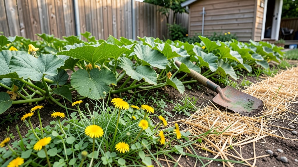 Weeds in Vegetable Garden: Boiling Water Blitz for Stubborn Root Eradication