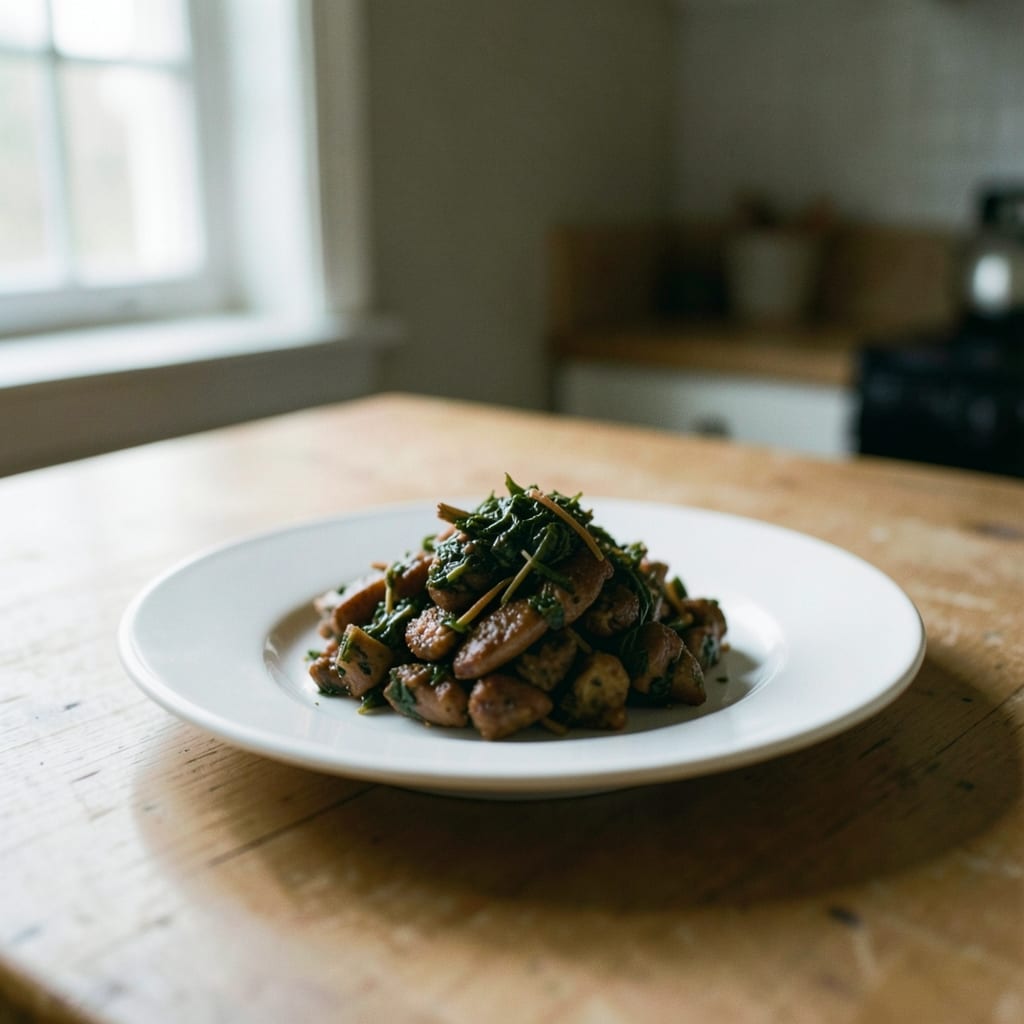 The dish as the corrected method produces it