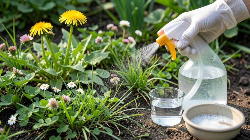 White Vinegar Weed Killer Recipe: Boiling Spray That Burns Roots in Hours
