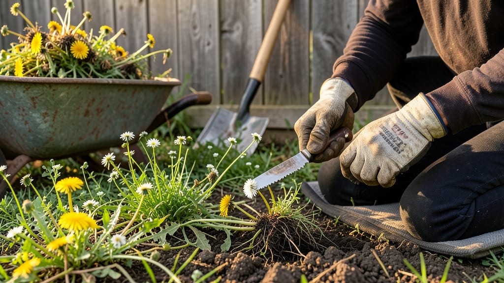 Pulling Weeds Fast: Twist-Out Technique for Stubborn Roots in Seconds