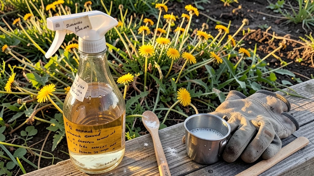 Organic Weed Killer Using Vinegar: Root-Blocking Power in 24 Hours