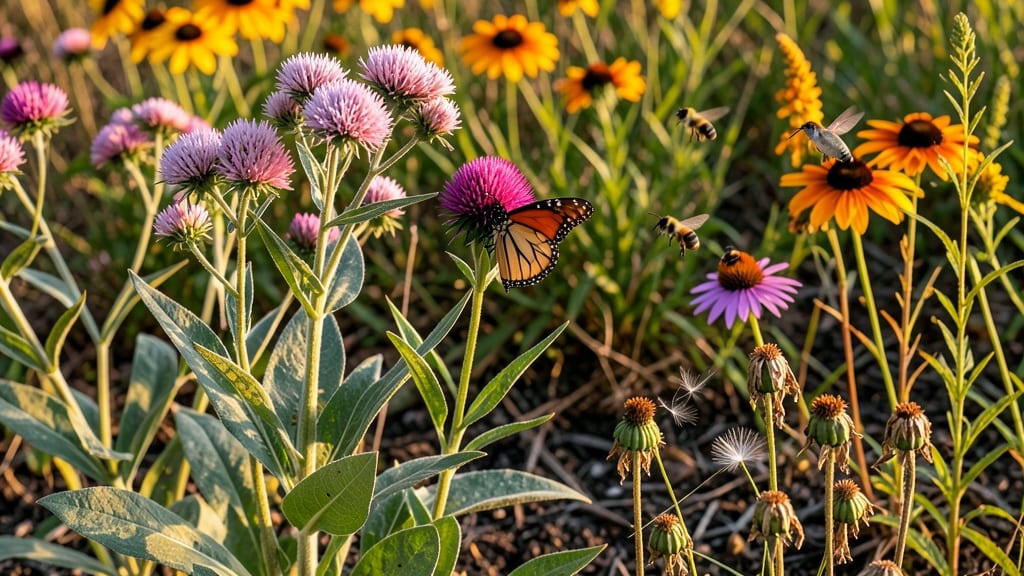 Milkweed in Wisconsin: Monarch Butterfly Haven With Year-Round Growth
