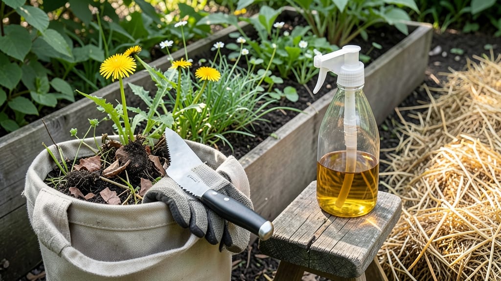 Easiest Way to Remove Weeds From Garden: Twist-And-Pull Technique for Stubborn Roots
