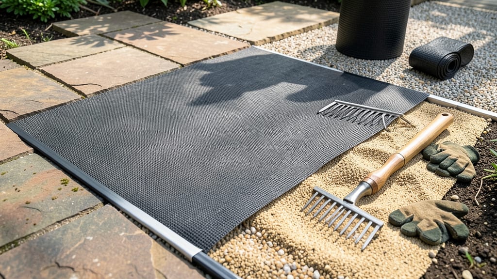 What to Put Between Flagstone to Prevent Weeds: Landscape-Locking Mulch and Gravel Combo