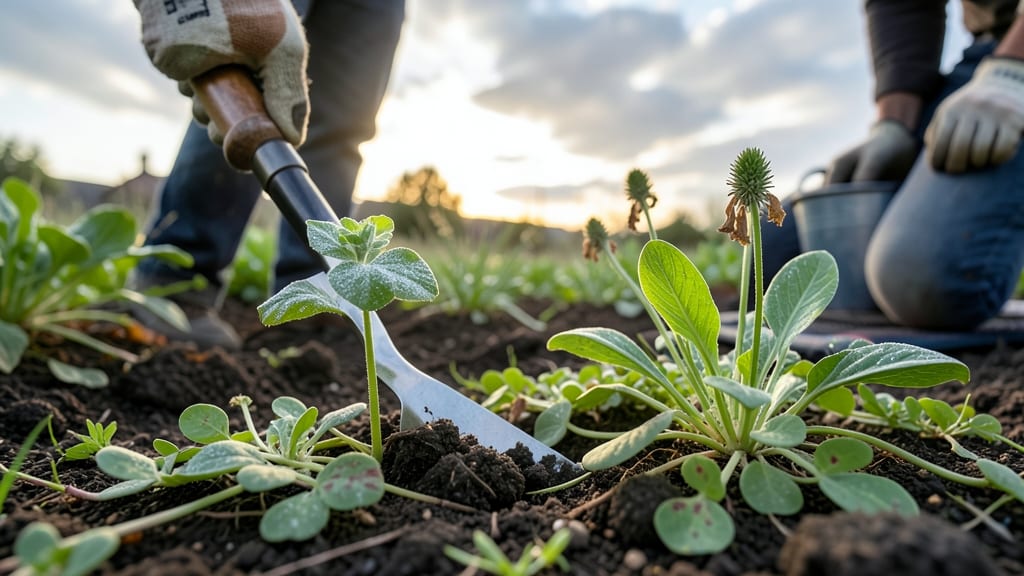 Garden Hand Weeder: Twist-and-Pull Ergonomic Design for Stubborn Roots