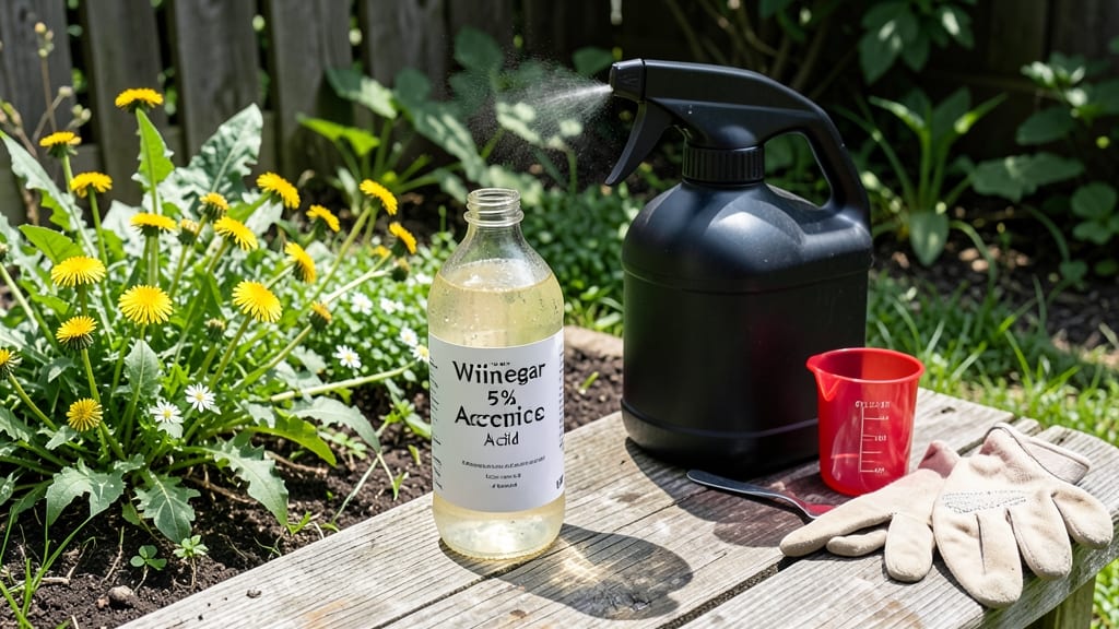 How to Get Rid of Weeds Using Vinegar: Spot-Targeted Burn in Minutes