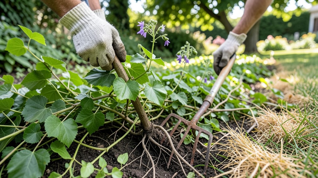 Lawn Vine Weeds: Twist-Out Technique for Stubborn Roots Without Digging
