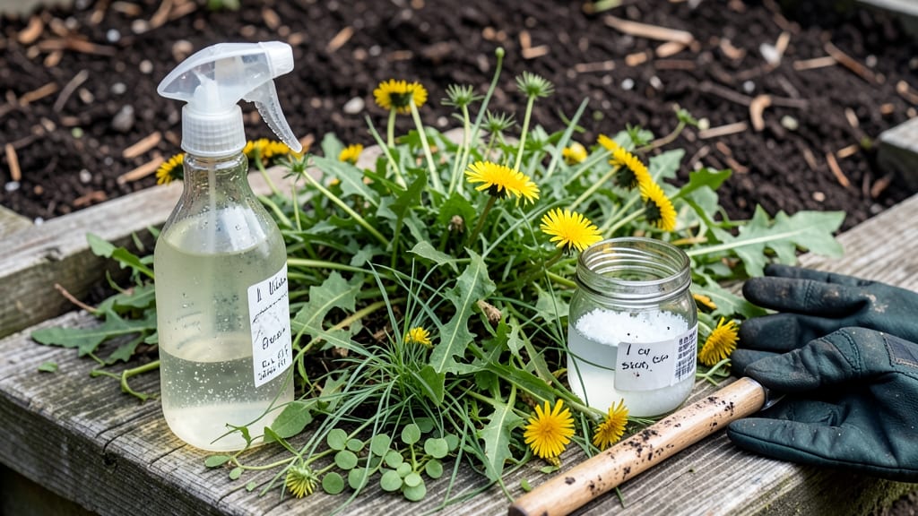 Vinegar Salt Weed Killer Recipe: Targeted Root Dissolution in 48 Hours