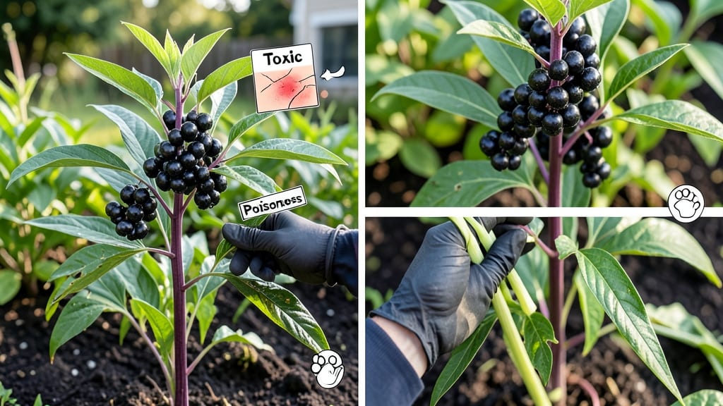 Is American Pokeweed Poisonous to Touch: Skin Reaction Risks and Safe Handling Steps