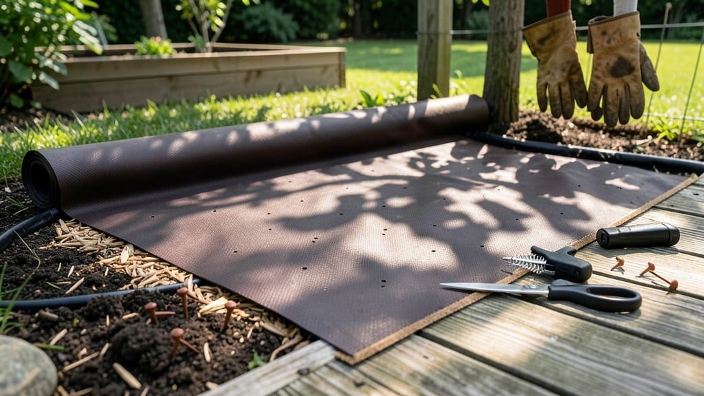 How to Use Weed Barrier Fabric: Landscape-Locking Weed Blocker for Year-Round Gardens