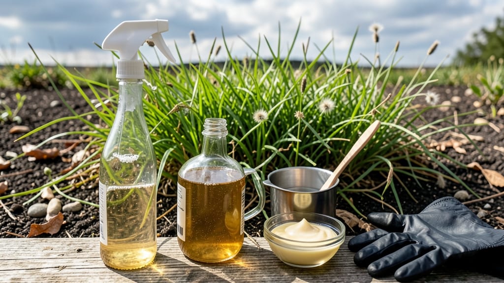 Weed Killer Recipe Using Vinegar: Spot-Treatment Formula for Stubborn Weeds