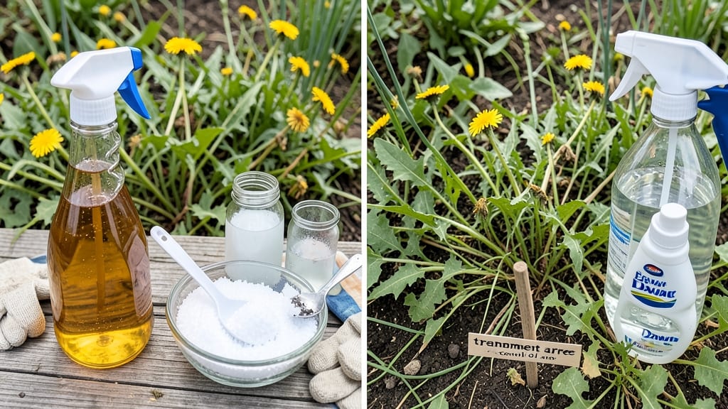 Weed Killer Made With Vinegar, Epsom Salt, and Dawn: Three-Ingredient Pull Power for Stubborn Weeds